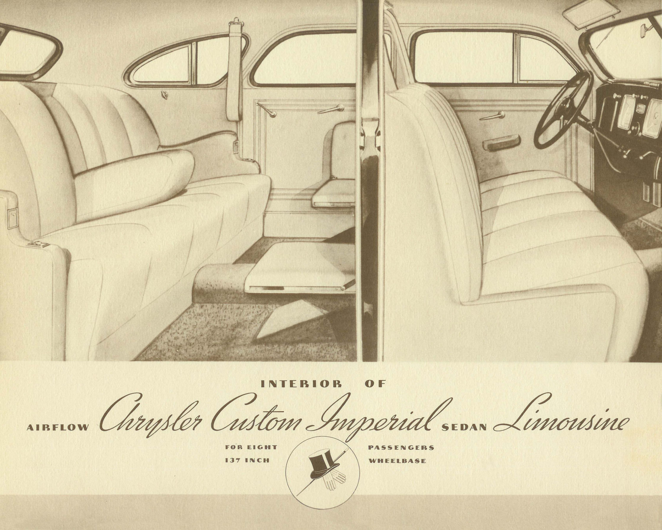 1936 Chrysler Imperial Custom Limousine Brochure Page 4